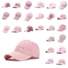 Baseball Caps Fashion Pink 3D Letters Embroidered Snapback Hat For Mujer Girls  eb-77292241